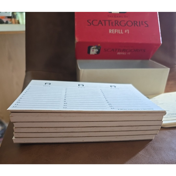 Vintage 1989 Milton Bradley MB The Game of Scattergories Card Game - Complete - Picture 2 of 5